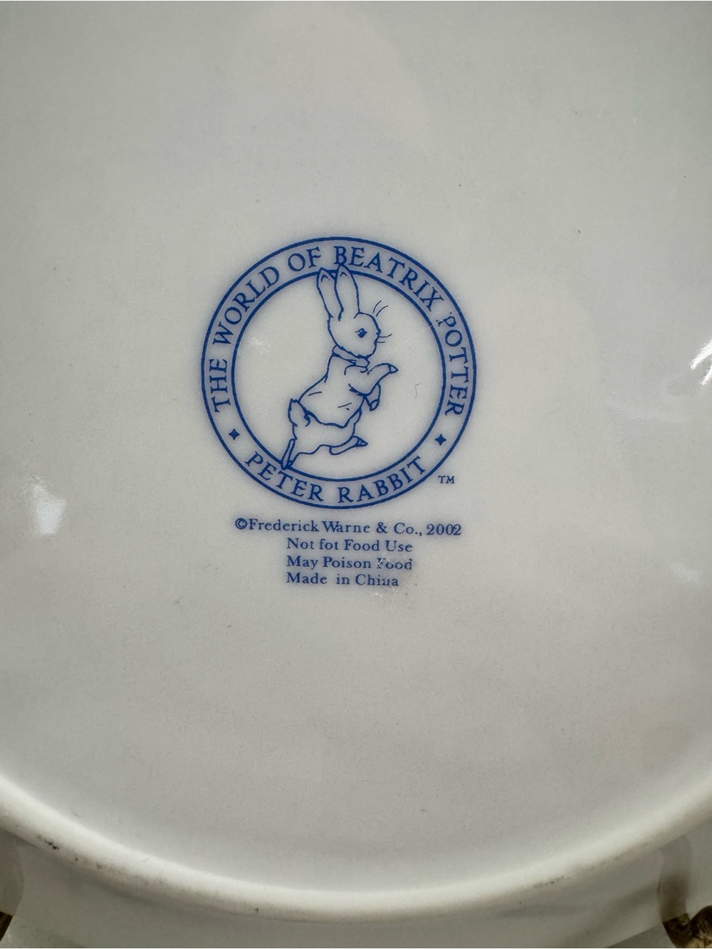 Vintage Mrs. Rabbit Miniature Porcelain Tea Set - Picture 3 of 9